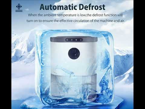 KLOUDIC Dehumidifier 77.5oz(2300ml) Small Dehumidifier with Humidity Display, Auto Defrost Electric