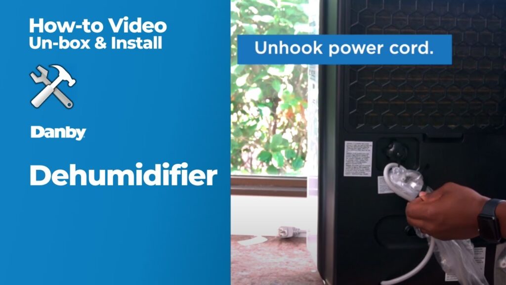 Danby How-To: Dehumidifier Un-boxing and Install – DDR050BJPWDB-6
