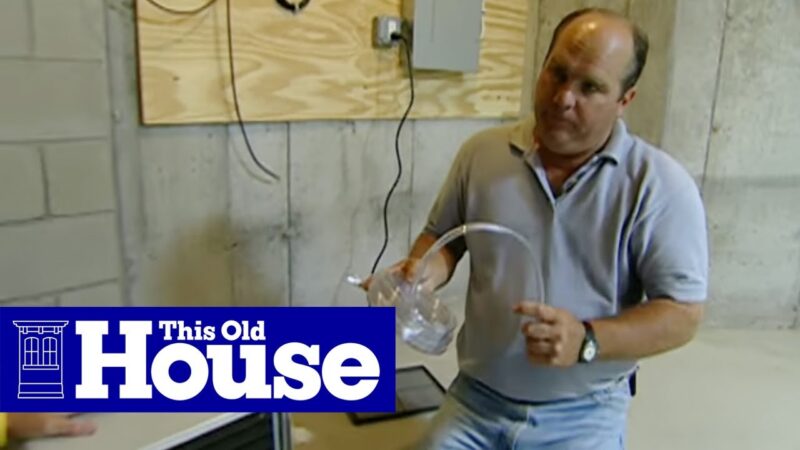 How to Install a Dehumidifier Pump | This Old House