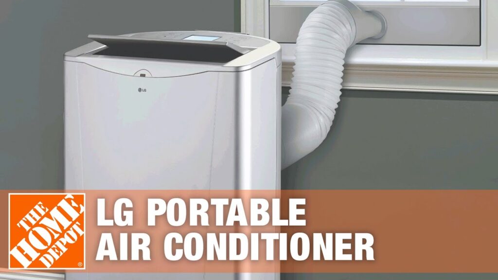 LG 14,000 BTU Portable Air Conditioner with Heat & Dehumidifier | The Home Depot