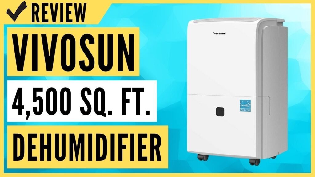 VIVOSUN 4,500 Sq. Ft. Dehumidifier Energy Star Rated for Home Basement Review